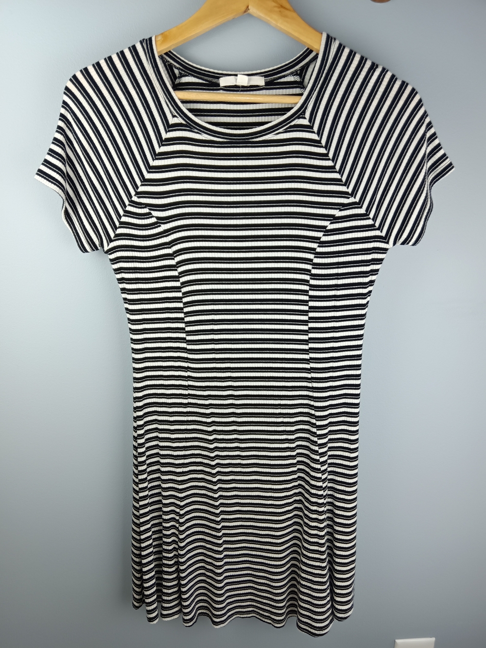 Vans Black and White Striped Mini Dress
